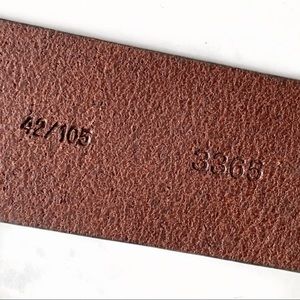 Malibu Cowboy Accessories - Malibu Cowboy Brown Leather Belt 42 Malibu Cowboy Accessories - Malibu Cowboy Brown Leather Belt 42
